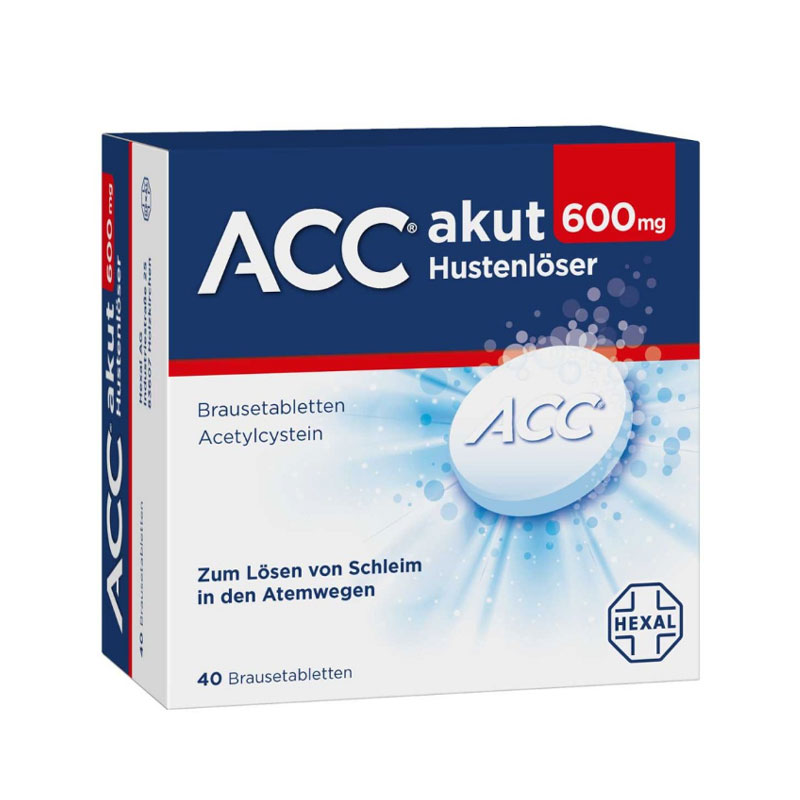 Acc ACC akut 600 40정(기침 가래 발포정제) - 이미지 1