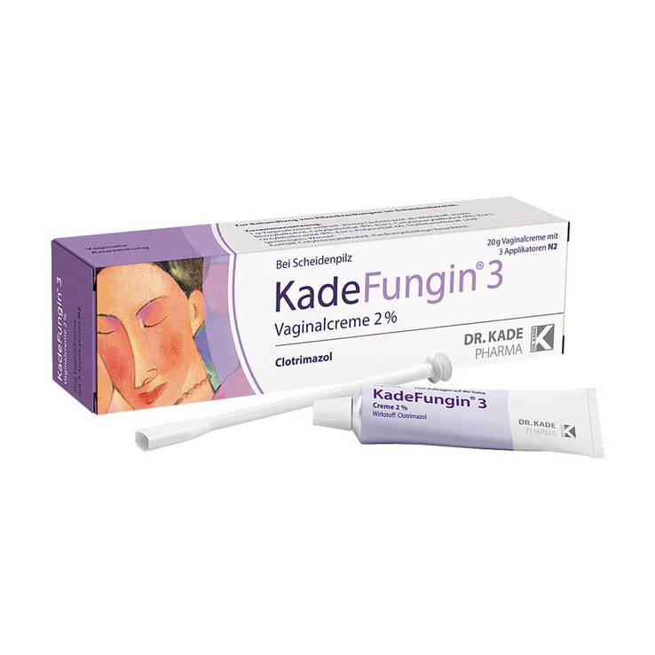 kadefungin-3-vaginalcreme-1 Kadefungin 3 질 진균감염 크림 20g - 이미지 1